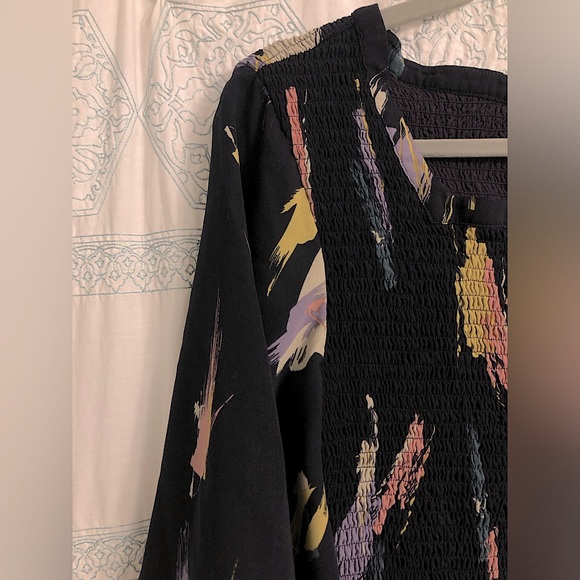 RooLee Midi Paint Splattered Dress - Picture 2 of 6